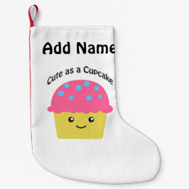 カップケーキのようにかわいい スモールクリスマスストッキング