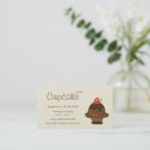 カップケーキのカフェの名刺 名刺 (スタンド正面)