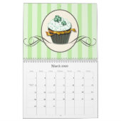 カップケーキのカレンダー2011の二重ページ カレンダー (3月 2026)