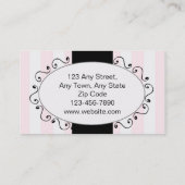 カップケーキのケーキのベーカリーの名刺 名刺 (裏面)