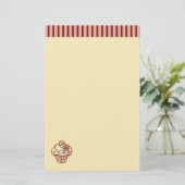 カップケーキのパン屋さん文房具 便箋 (スタンド正面)