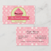 カップケーキのパン屋 名刺 (正面/裏面)