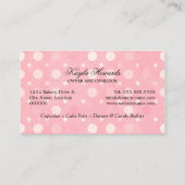 カップケーキのパン屋 名刺 (裏面)