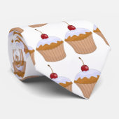 カップケーキのパーソナライズなタイ ネクタイ (ロール)