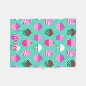 カップケーキのフリースのblacket フリースブランケット (正面(横))