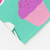 カップケーキのフリースのblacket フリースブランケット (角)