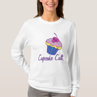 カップケーキのフード付きスウェットシャツ Tシャツ