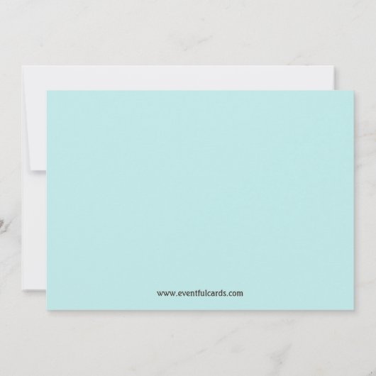 カップケーキのブライダルシャワーの招待状 招待状 (裏面)