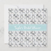 カップケーキのブライダルシャワー招待状 招待状 (裏面)