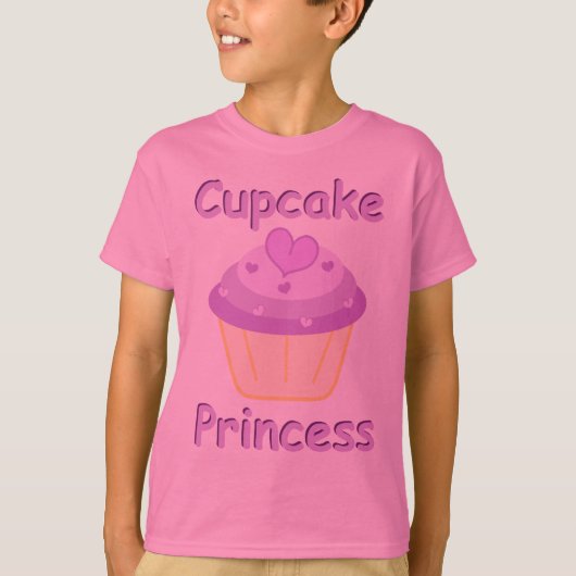 カップケーキのプリンセス Tシャツ (正面)