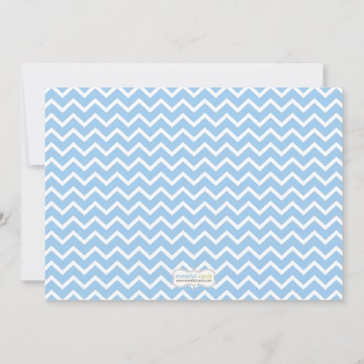 カップケーキのベビーはシャワーの招待状の警官を振りかけます 招待状 (裏面)