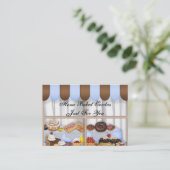 カップケーキのベーカリーの名刺 名刺 (スタンド正面)