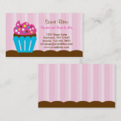 カップケーキのベーカリーの名刺 名刺 (正面/裏面)