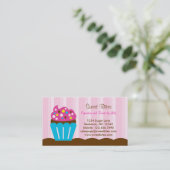 カップケーキのベーカリーの名刺 名刺 (スタンド正面)