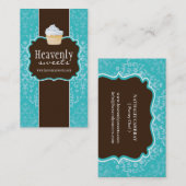 カップケーキのベーカリーの名刺 名刺 (正面/裏面)