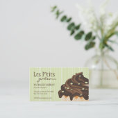 カップケーキのベーカリーの名刺 名刺 (スタンド正面)