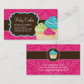 カップケーキのベーカリーの名刺 名刺 (正面/裏面)
