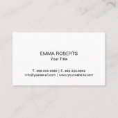 カップケーキのベーカリーの紙吹雪はかわいい平野に点を打ちます 名刺 (裏面)