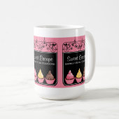 カップケーキのベーカリービジネスマグ コーヒーマグカップ (正面右)