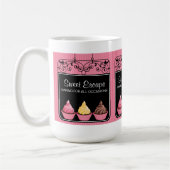 カップケーキのベーカリービジネスマグ コーヒーマグカップ (左)