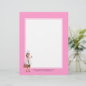 カップケーキのベーカリーレターヘッドアフリカ系アメリカ人#1 レターヘッド (スタンド正面)