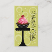 カップケーキのベーカリー 名刺 (正面)