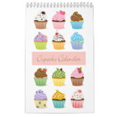 カップケーキのペストリーのカレンダー カレンダー (カバー)