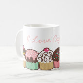 カップケーキのマグの束 コーヒーマグカップ (正面左)