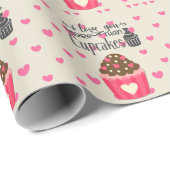 カップケーキのラッピング紙 ラッピングペーパー (ロールコーナー)