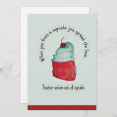 カップケーキのランダムな行為 (正面/裏面)