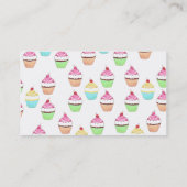 カップケーキの名刺 名刺 (裏面)