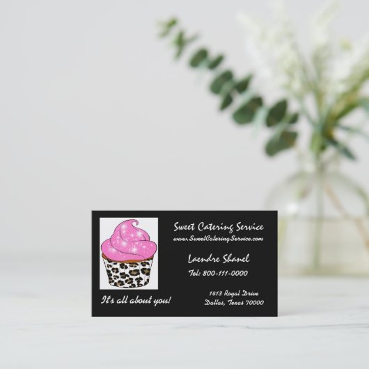 カップケーキの名刺 名刺 (スタンド正面)