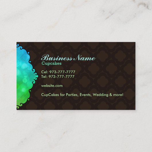 カップケーキの名刺 名刺 (裏面)