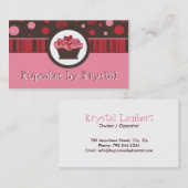 カップケーキの名刺 名刺 (正面/裏面)