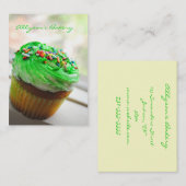 カップケーキの名刺 名刺 (正面/裏面)