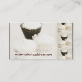 カップケーキの名刺 名刺 (裏面)