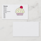 カップケーキの名刺 名刺 (正面/裏面)