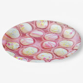 カップケーキの喜び ペーパープレート (アングル)