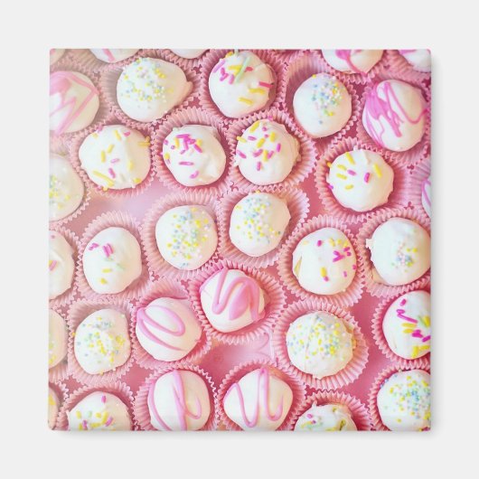 カップケーキの喜び マグネット (正面)