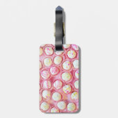 カップケーキの喜び ラゲッジタグ (裏面縦)