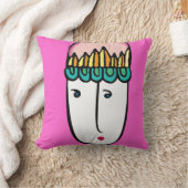 カップケーキの女王 クッション (ブランケット)