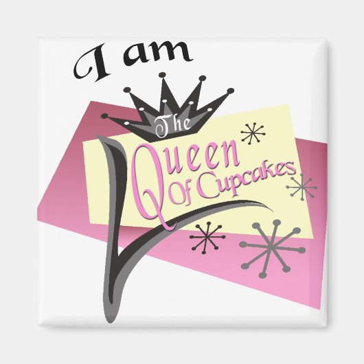 カップケーキの女王 マグネット (正面)