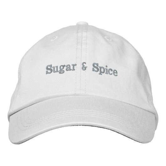 カップケーキの帽子 刺繍入りキャップ (正面)