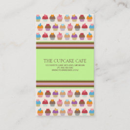 カップケーキの店またはベーカリーの名刺 名刺