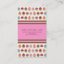 カップケーキの店またはベーカリーの名刺 名刺
