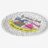 カップケーキの性は紙皿を明らかにします ペーパープレート (アングル)