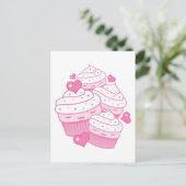 カップケーキの愛 ポストカード (スタンド正面)