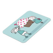 カップケーキの愛 マグネット (左側)