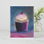 カップケーキの招待状 招待状 (スタンド正面)