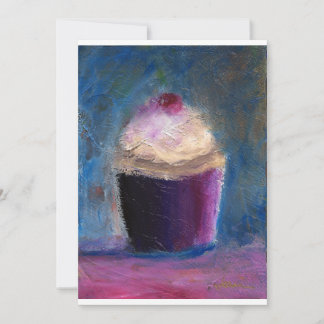 カップケーキの招待状 招待状